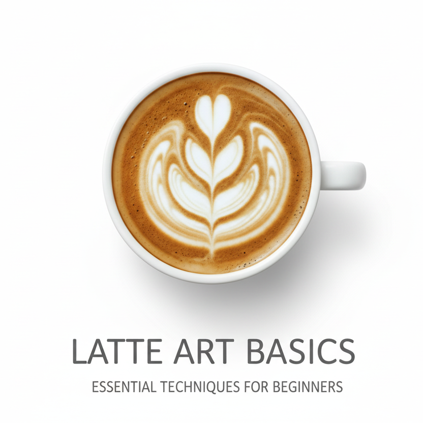 白色正方形的图片 用于咖啡拉花基础课程