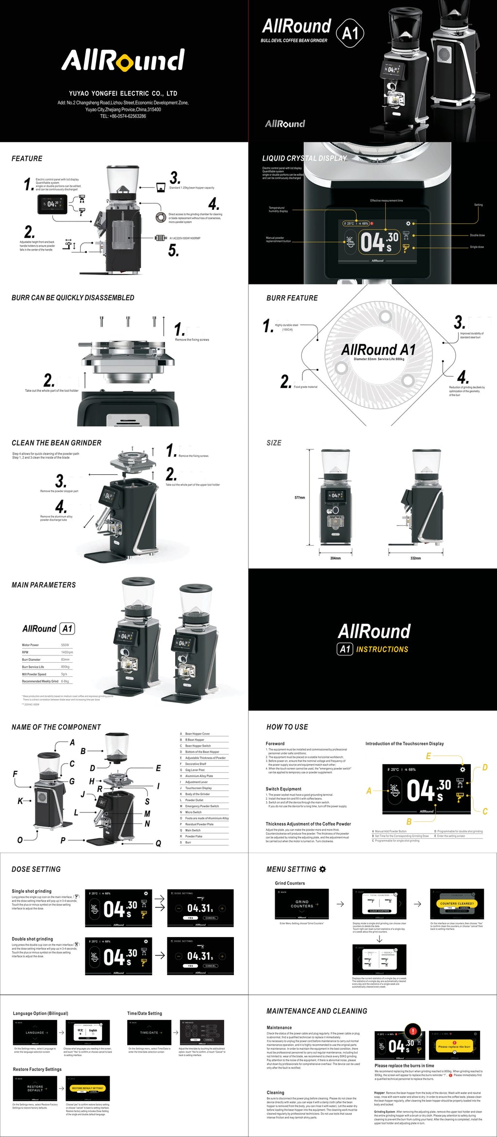 Allround Bull Devil A1 Grinder