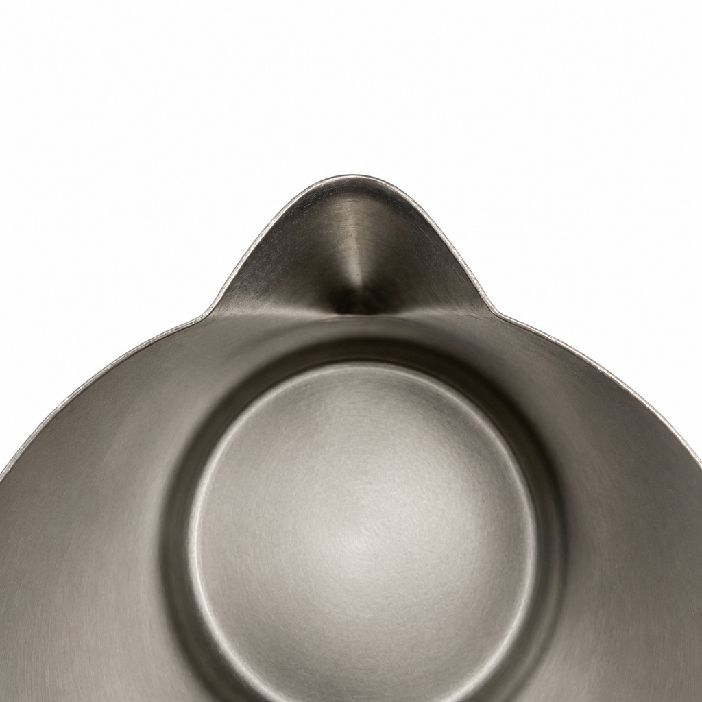 Titanium Milk Pitcher 600ml - Spout Detail for Latte Art