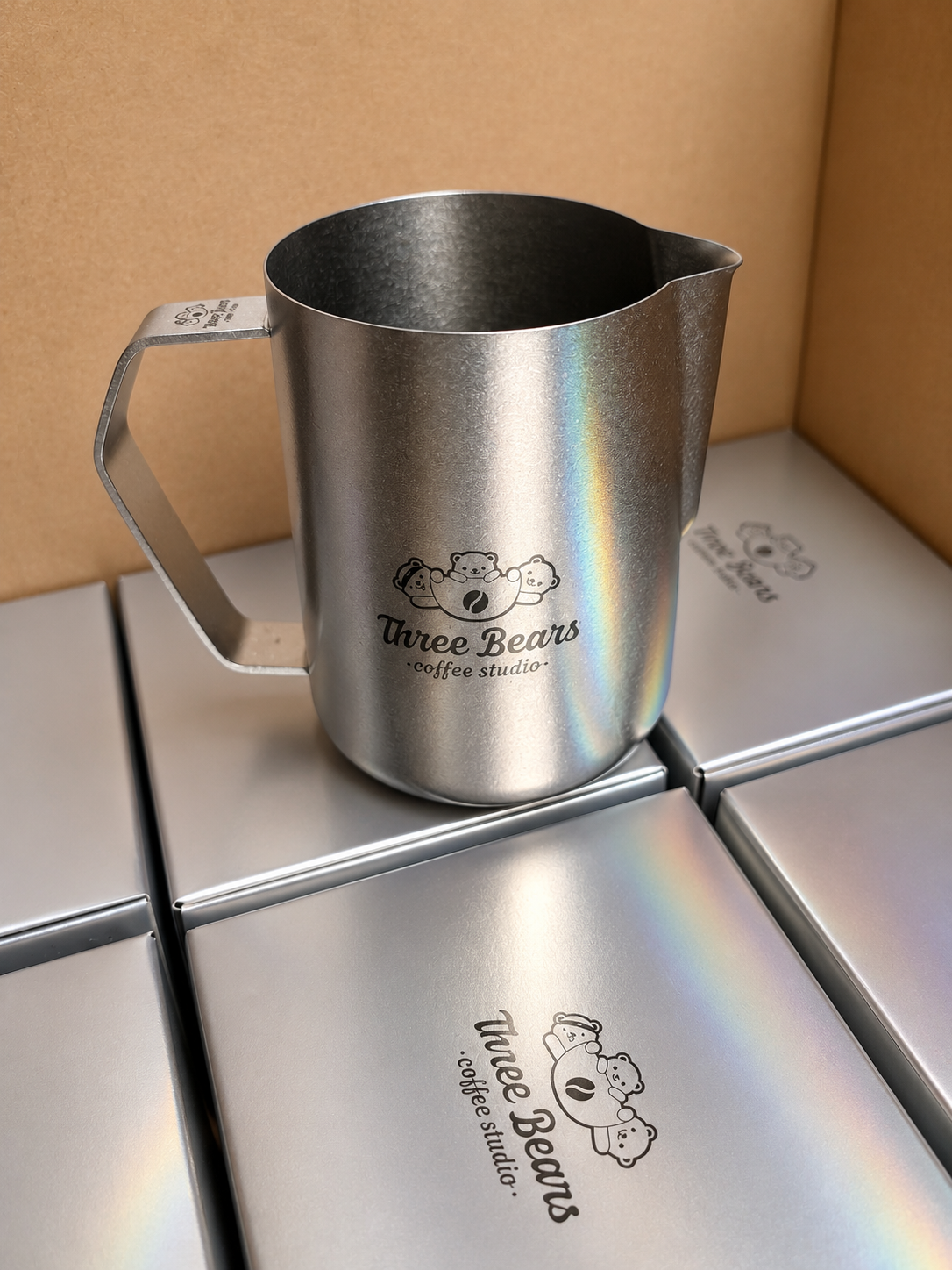 Three Bears Coffee Studio Titanium Pitcher - Product Detail