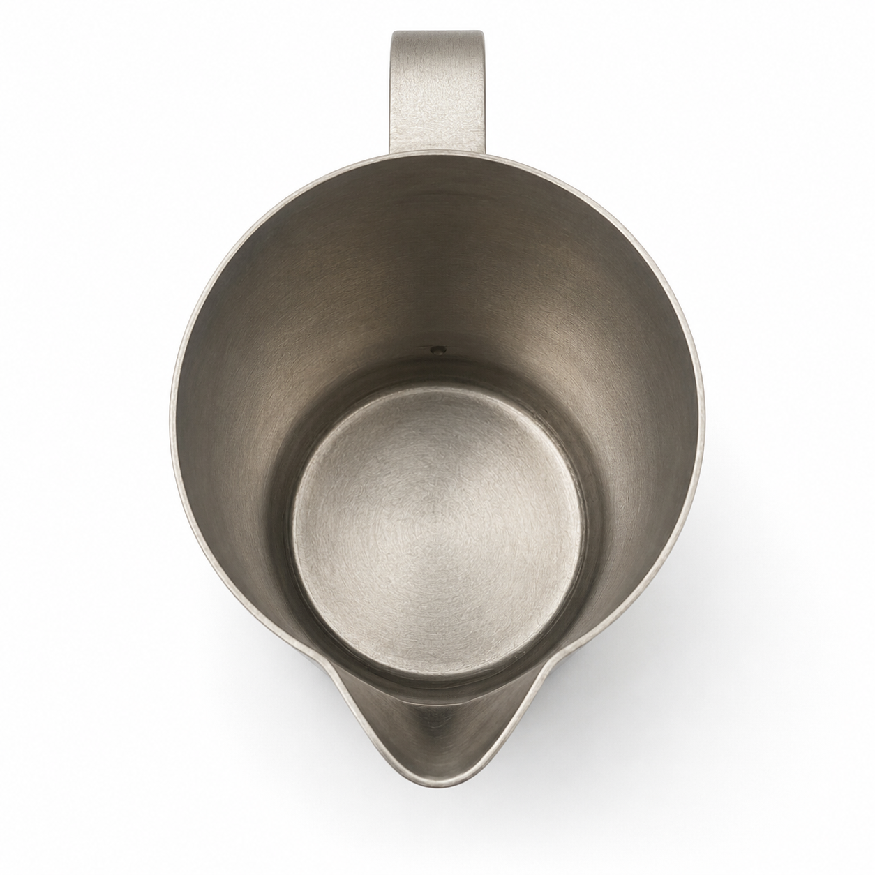 Three Bears Coffee Studio Titanium Pitcher - Top View